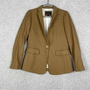 J. Crew Camel Blazer Size 0